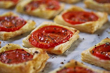 Blätterteig - Tomaten - Quadrate 4