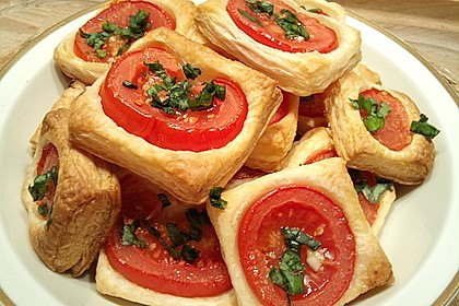 Blätterteig - Tomaten - Quadrate 5