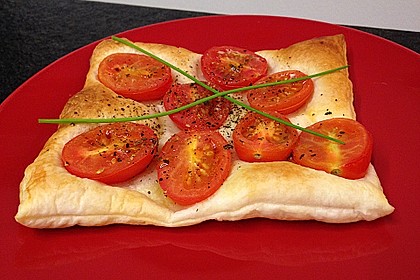Blätterteig - Tomaten - Quadrate 65