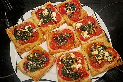 Blätterteig - Tomaten - Quadrate 61