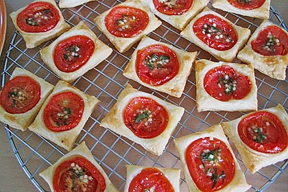 Blätterteig - Tomaten - Quadrate 173