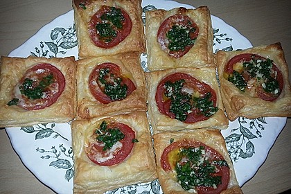 Blätterteig - Tomaten - Quadrate 177