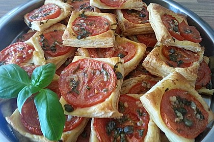 Blätterteig - Tomaten - Quadrate 121