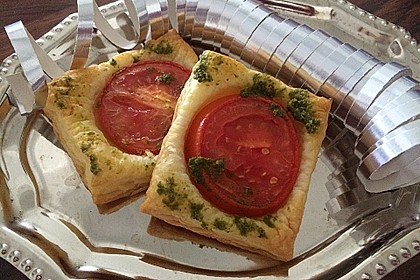 Blätterteig - Tomaten - Quadrate 86