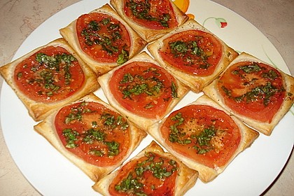 Blätterteig - Tomaten - Quadrate 67