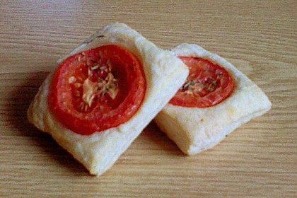 Blätterteig - Tomaten - Quadrate 222