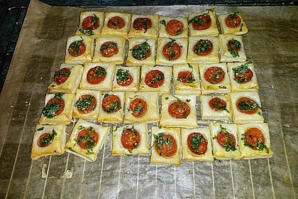 Blätterteig - Tomaten - Quadrate 103