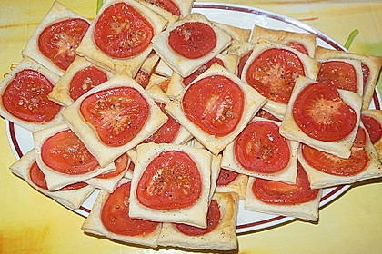 Blätterteig - Tomaten - Quadrate 147
