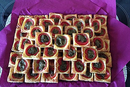 Blätterteig - Tomaten - Quadrate 51
