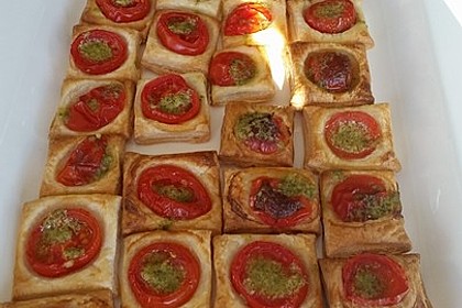 Blätterteig - Tomaten - Quadrate 154