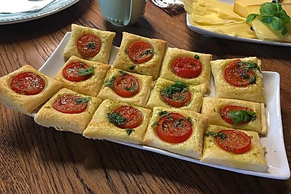 Blätterteig - Tomaten - Quadrate 29
