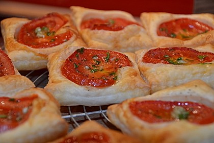 Blätterteig - Tomaten - Quadrate 38