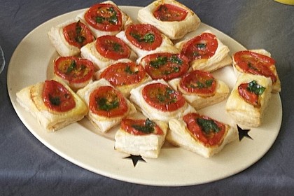 Blätterteig - Tomaten - Quadrate 158
