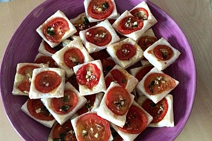Blätterteig - Tomaten - Quadrate 79