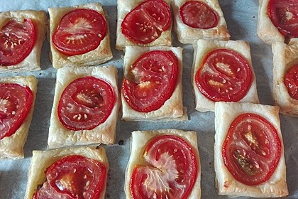 Blätterteig - Tomaten - Quadrate 149
