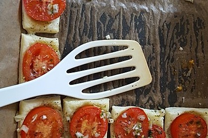 Blätterteig - Tomaten - Quadrate 157