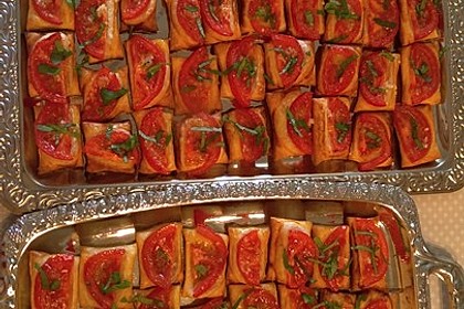 Blätterteig - Tomaten - Quadrate 122