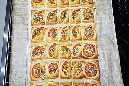 Blätterteig - Tomaten - Quadrate 41