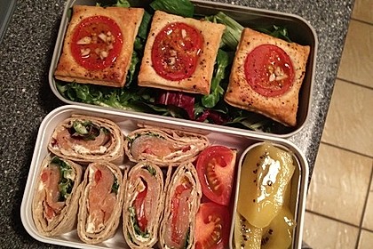 Blätterteig - Tomaten - Quadrate 111