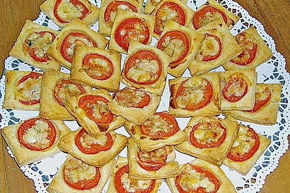 Blätterteig - Tomaten - Quadrate 176