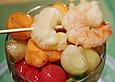 Melonensalat mit Garnelen � Tempura