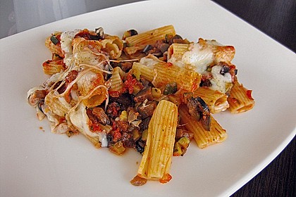 Vegetarischer Pasta - Gratin 1