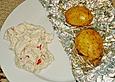 Tomatenquark mit Kartoffeln
