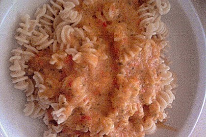 Nudeln mit Paprikasauce 8