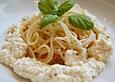 Sauce zu Nudeln mit Schafsk&auml;se, Carbonara - Art