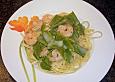 Linguine mit Garnelen