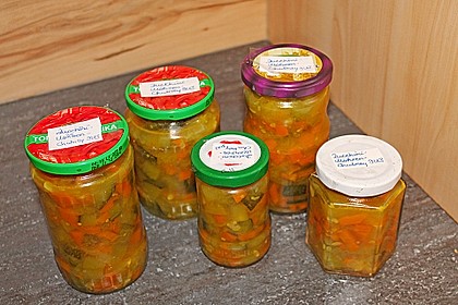 Zucchini - Möhren Chutney 5