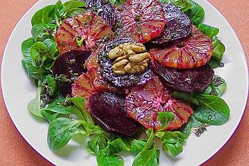 Blutorangensalat mit Roter Bete