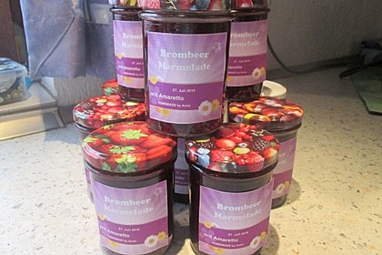 Brombeer - Mandel - Amaretto - Marmelade 12