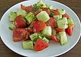 Tomaten - Gurken Salat