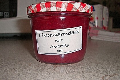 Kirschmarmelade mit Amaretto 14