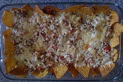 Feuermohns feurige überbackene Nachos 27