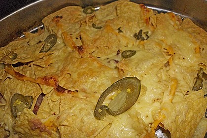 Feuermohns feurige überbackene Nachos 38