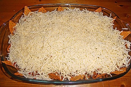 Feuermohns feurige überbackene Nachos 31