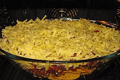 Feuermohns feurige überbackene Nachos 30