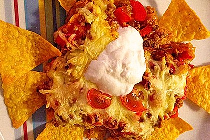 Feuermohns feurige überbackene Nachos 12