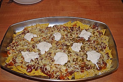 Feuermohns feurige überbackene Nachos 17