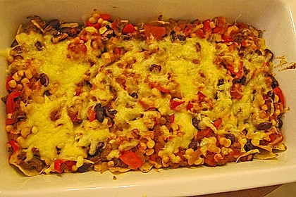 Feuermohns feurige überbackene Nachos 36