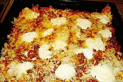 Feuermohns feurige überbackene Nachos 43