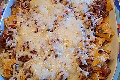 Feuermohns feurige überbackene Nachos 24