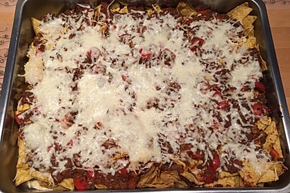 Feuermohns feurige überbackene Nachos 21