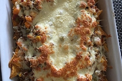 Feuermohns feurige überbackene Nachos 22