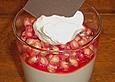 Zitronencreme mit Granatapfel