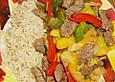 Paprika - Wok mit Rind