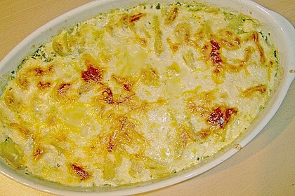 Spinat - Kartoffel - Gratin