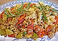 Italienische Nudelpfanne mit Hackfleisch und Gem&uuml;se